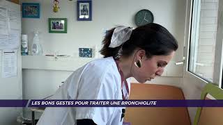 Yvelines  Les bons gestes pour traiter une bronchiolite [upl. by Leuqim]