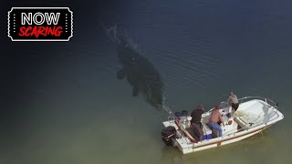 Lake Placid 2  Croc Attacks Boat [upl. by Vergne893]