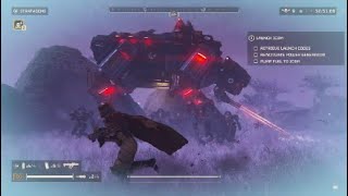 Riding on the back of factory strider Helldivers 2 [upl. by Ritter]