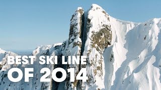 Best Ski Line of 2014  w Cody Townsend [upl. by Cartie167]