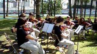 Coleman Middle School Orchestra playing National Anthem [upl. by Lundeen]