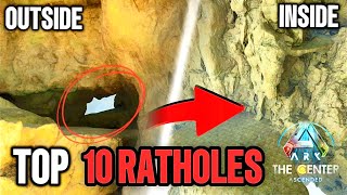 TOP 10 Ratholes The Center  Ark Survival Ascended [upl. by Dickerson]