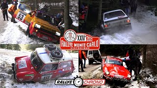 Rallye Monte Carlo Historique 2022  Crash amp Mistakes  RallyeChrono [upl. by Nosirrag]