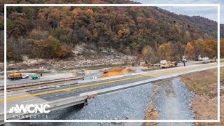 Stretch of Tennessee highway reopens after Helene [upl. by Norrad]