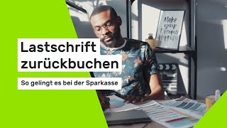 Lastschrift bei der Sparkasse zurückbuchen  so funktionierts [upl. by Evangelia601]