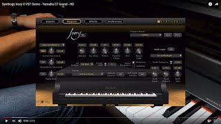 Synthogy Ivory II VST Demo  Yamaha C7 Grand  HD [upl. by Dnaletak]