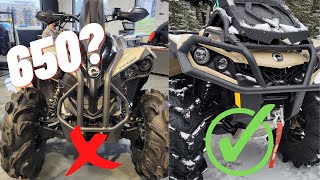 2022 Can Am Renegade 650 XMR Waste of Money Or Is Outlander 850 XMR The Real Deal [upl. by Elagibba642]