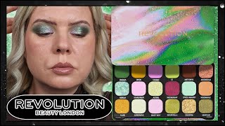 MAKEUP REVOLUTION FOREVER FLAWLESS ASTRO NOVA Eyeshadow Palette Review amp Swatches  Clare Walch [upl. by Eduard]