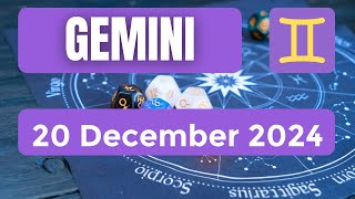 Gemini horoscope  Gemini Horoscope for Today 20 December 2024 [upl. by Alana550]