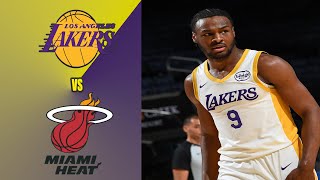 Lakers vs Heat  Lakers Highlights  California Classic Summer League  July 10 2024 [upl. by Alyag]