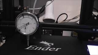 Ender 3 dial gauge bed tramming [upl. by Shelton]