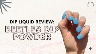 Amazon Beetles Dip Powder Nail Review  Beginner Friendly Dip Kit Instructions [upl. by Annaeirb148]