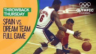 The USAs Dream Team vs Spain  Basketball Replays  Throwback Thursday [upl. by Winther785]