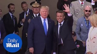 Donald Trump honours veterans at DDay memorial service [upl. by Yaron]