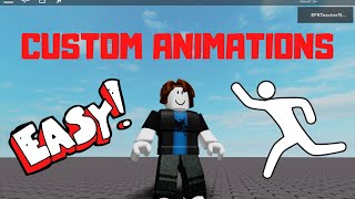 Roblox Studio Tutorial How to Create Custom Player Animations [upl. by Gemma]