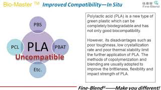 A Chain Extender for Biodegradable Plastics Presented by FineBlend [upl. by Leitnahs]