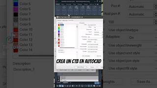 CTB en AutoCAD  fácil y rápido  autocadtips tutorial autocad architecture diseño shorts [upl. by Gottuard]