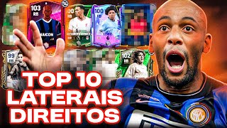 ⭐TOP 10 LATERAIS DIREITOS FC MOBILE 25 💎TIER LIST DOS MELHORES LD  LATERAIS BARATOS  FC MOBILE [upl. by Woodrow]