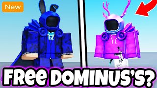 NEW THESE 2 REAL DOMINUSS HAVE JUST RELEASED IN ROBLOX NOW😱 Dominus Blueureus Caeli [upl. by Tonl770]