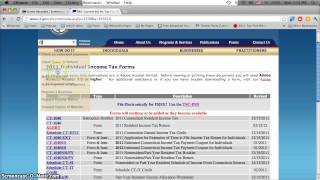 Connecticut Printable Tax Forms 2012  Form 1040 and 1040ES Online Print Options [upl. by Aslin]