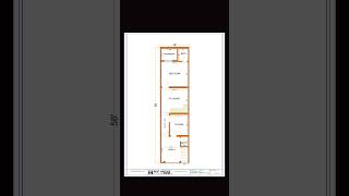 4m x 17m House Plan Design 14x56 Floor Plan Design foryou ytshorts floorplan floor [upl. by Tranquada]