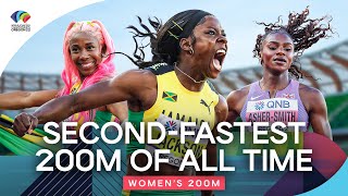 Womens 200m Final  World Athletics Championships Oregon 2022 [upl. by Scarlet]