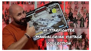 Star Wars N1 starfighter The vintage collection review The Mandalorian en español [upl. by Arno697]