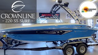 2023 Crownline 220 SS Surf Walkthrough [upl. by Icats]