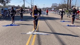 Sidney Lanier Poets High School Flagline 2023 Lacey Boyd New Year’s Day Parade In Montgomery Alabama [upl. by Najar]