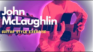 John McLaughlin Guitar Exercises Alternate Picking FREE PDF [upl. by Aneetsyrk]