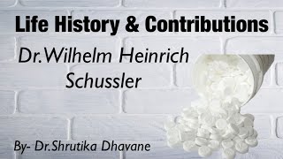 Life History amp Contributions DrWilhelm Heinrich Schussler [upl. by Sanbo]