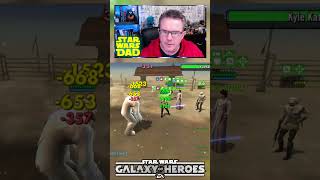 Wampa vs Mon Mothma in Galaxy of Heroes swgoh galaxyofheroes grandarena wampa swgohgrandarena [upl. by Greff]