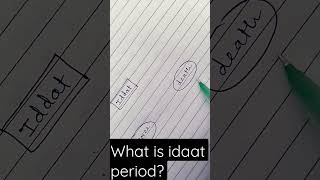 what is iddat  Muslim law law shorts lectureseries [upl. by Isaiah895]