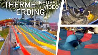 THERME ERDING  Alle Wasserrutschen  mit Big Bang amp Sommerrutschen  2023  4K Onride POV [upl. by Stesha81]