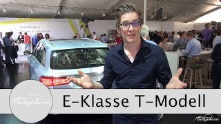 Weltpremiere MercedesBenz EKlasse TModell BR 213 Vorstellung  Autophorie [upl. by Eilsel517]