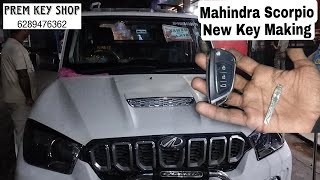 Mahindra Scorpio S3 Key Making Scorpio Key Programming PREM KEY SHOP 6289476362  Car Ker Program🚗 [upl. by Em863]