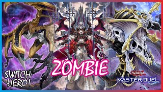 ZOMBIE ARMY DOOMKING BALERDROCH COMBO RANKED GAMEPLAY YuGiOh Master Duel masterduel [upl. by Naitirb]