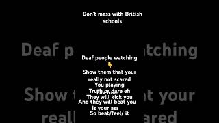 Don’t mess with me I’m from a British school called galliard [upl. by Eerazed524]