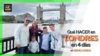 🎡 Qué HACER en LONDRES en 4 DÍAS  🇬🇧 Reino Unido  GUÍA COMPLETA 2024 [upl. by Jessee299]