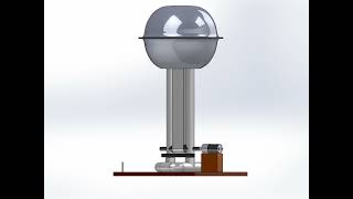 Modelado Solid Works  Generador de Van de Graaff [upl. by Ahsilla953]