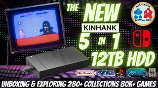 The NEW Kinhank 5 in 1 12TB HDD Unboxing and Exploring 280 Collections and 80k Games [upl. by Irod]