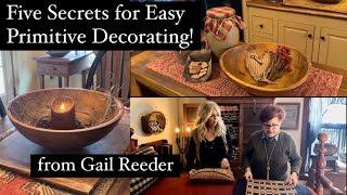 Five Secrets for Easy Primitive Decorating amp Grubby Candle DIY [upl. by Delwyn]