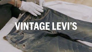 How to see vintage Levis 501s  FASHION AS DESIGN [upl. by Adnolor]