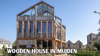 Natural Harmony A Wooden House in Muiden by Moke Architecten [upl. by Coralyn]