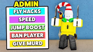 ONLY USING Admin Commands in Murder Mystery 2 [upl. by Pudens]