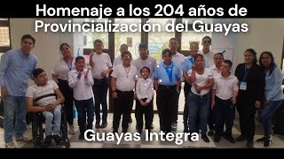 Homenaje a los 204 años de Provincialización del Guayas [upl. by Gerhan411]