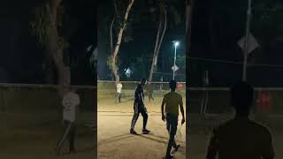 Winter Badminton 🏸 Game play love 100kview winter [upl. by Soluk]