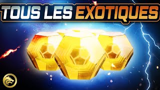 TOUS LES EXOTIQUES Farm des Exos Quêtes Secteur Oublié Raid amp Donjon [upl. by Selimah137]