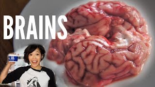 BRAINS TASTE TEST Brains amp Eggs Recipe  Day 5 GUTMAS 2017 [upl. by Philip]