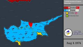 Turkish invasion of Cyprus Every Day 1974 [upl. by Biles749]